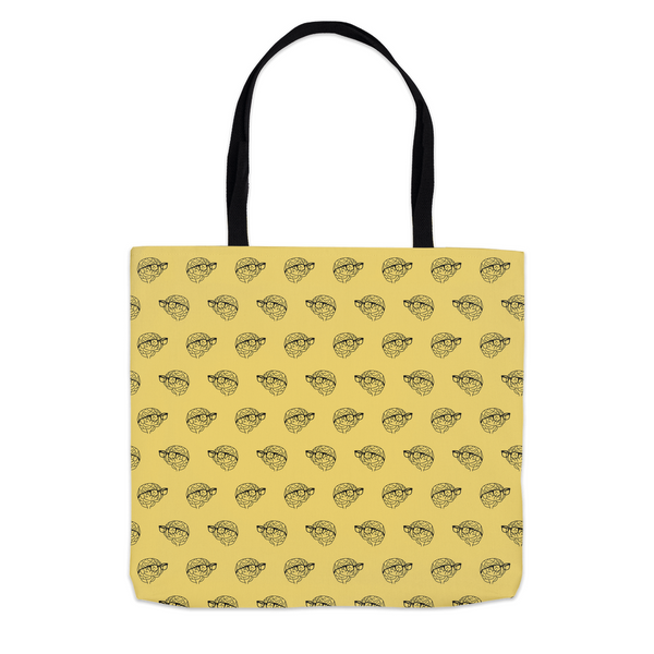 MBB All Over Print Tote Bags in Yellow