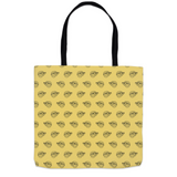 MBB All Over Print Tote Bags in Yellow