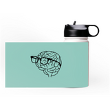 MBB Brain Logo / Podcast Green Premium Water Bottle