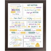 Framed MBB Mantra Prints Collection 2