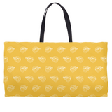 MBB All Over Print Weekender Totes in Yellow