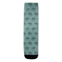 MBB All-Over Print Socks in Teal