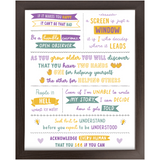 Framed MBB Mantra Prints Collection 1