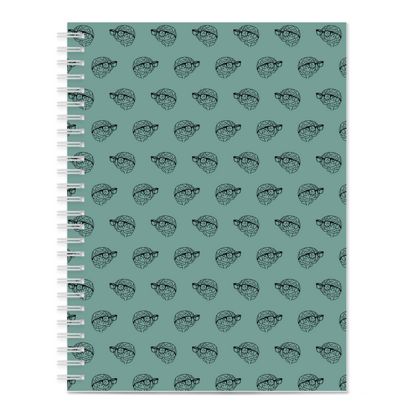 MBB All Over Print Notebook in Teal