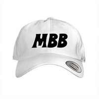MBB Initials Logo Dad Cap in White