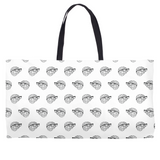 MBB All Over Print Weekender Totes in White