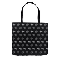 MBB All Over Print Tote Bags in Black