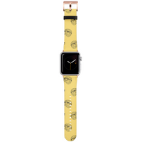 MBB All Over Print Watch Straps in Yellow