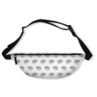 MBB All Over Print Fanny Pack in White