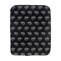 MBB All Over Print Burp Cloth in Black