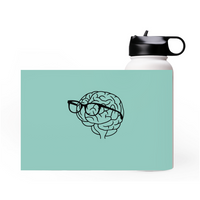 MBB Brain Logo / Podcast Green Premium Water Bottle