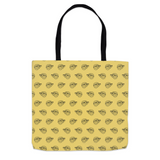 MBB All Over Print Tote Bags in Yellow