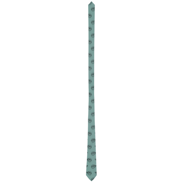 MBB All Over Print Neck Tie in Teal