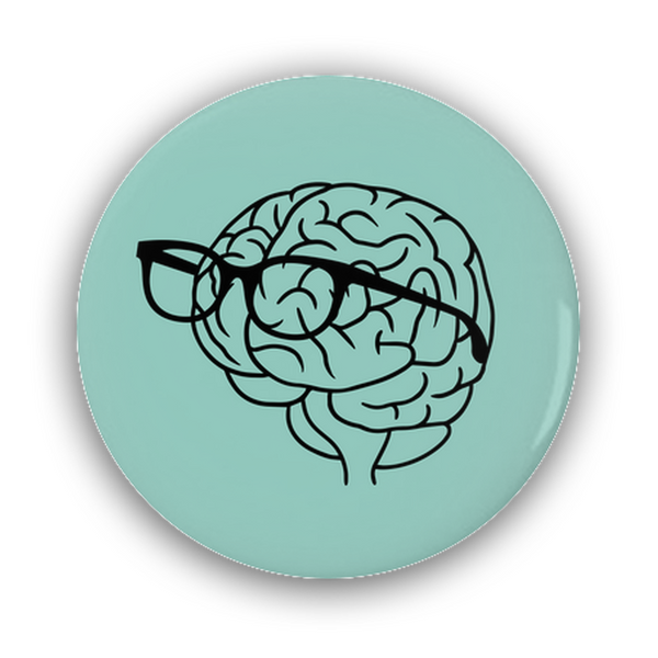 MBB Brain Logo Pin-Back Button
