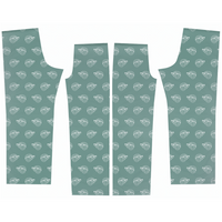 MBB All Over Print Pajama Pants in Teal