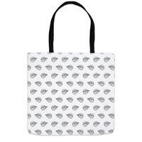 MBB All Over Print Tote Bag in White