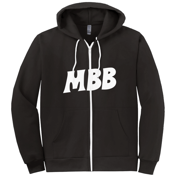MBB Initials Logo Zip-Up Hoodie
