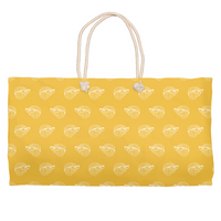 MBB All Over Print Weekender Totes in Yellow