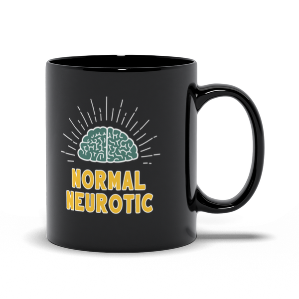 MBB "Normal Neurotic" Black Mug
