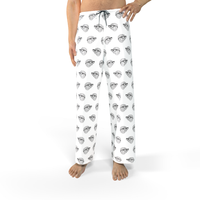 MBB All Over Print Pajama Pants in White