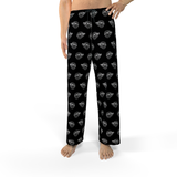 MBB All Over Print Pajama Pants in Black